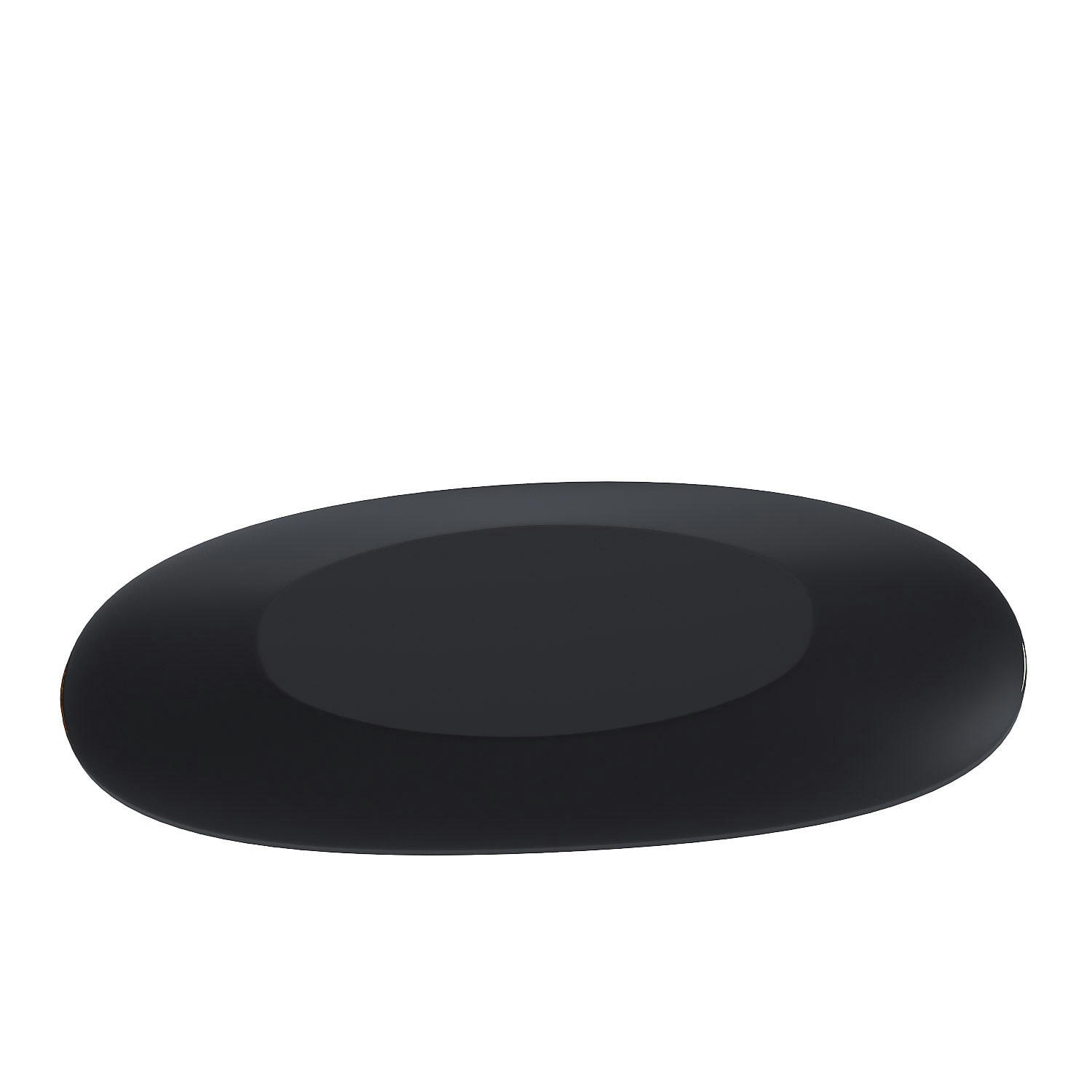 TRIPOLI - Plateau décoratif ovale imitation bois