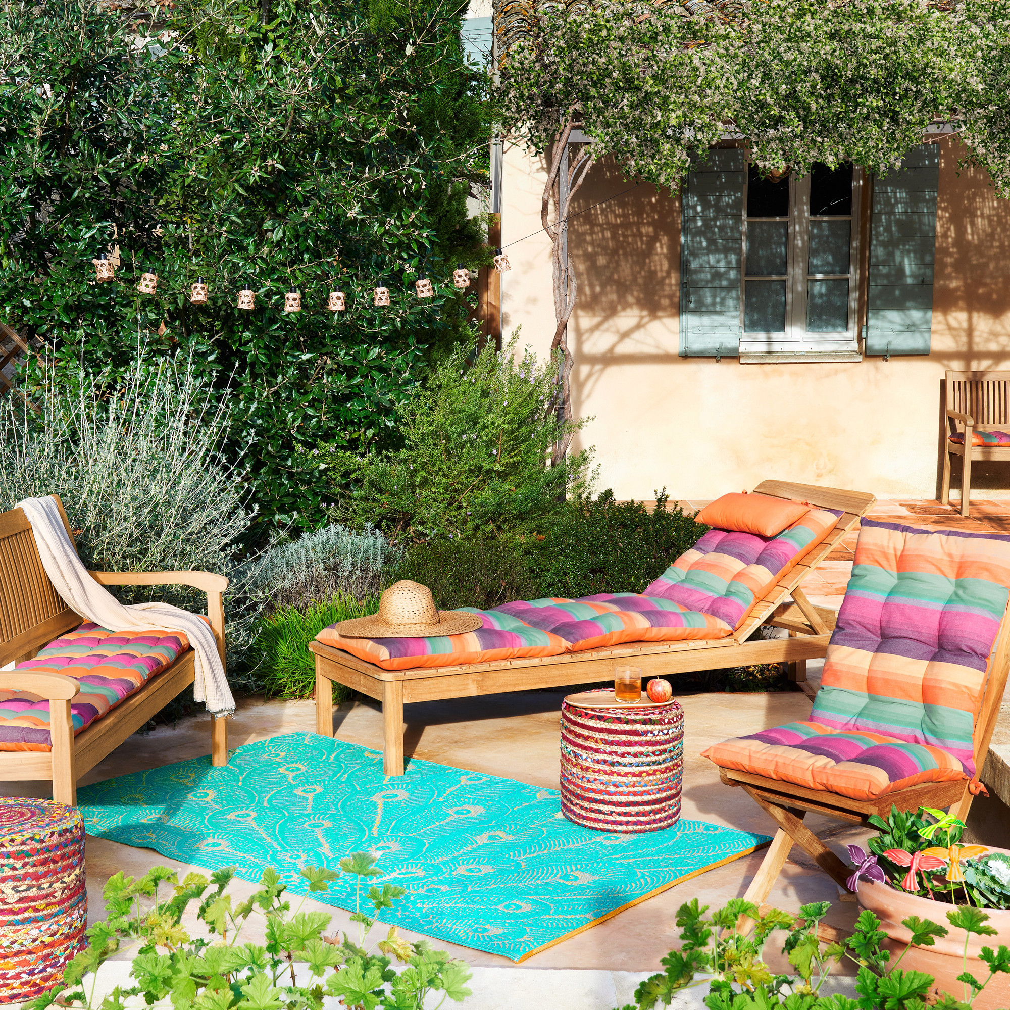 Lot de 4 tuteurs de jardinièreAu soleil