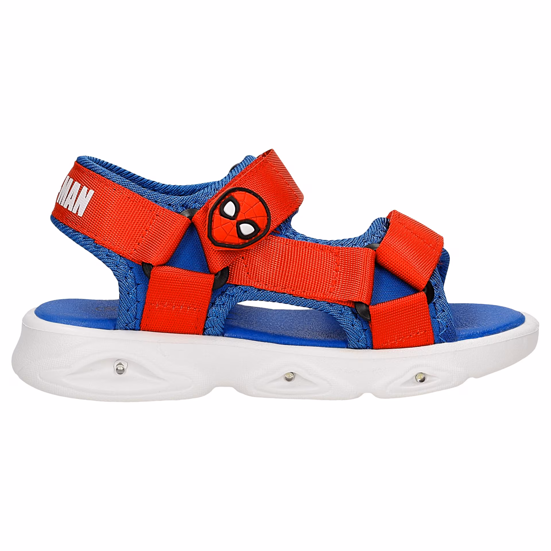 Sandały chłopięce Spider-man ze świecącą podeszwą BARTEK 89006-45