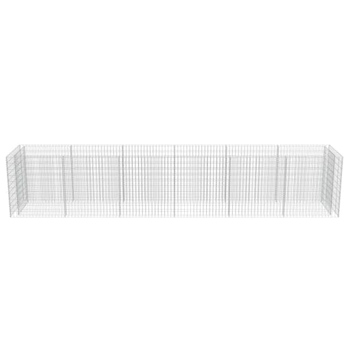 NNEVL Gabion Raised Bed Galvanised Steel 540x90x100 cm