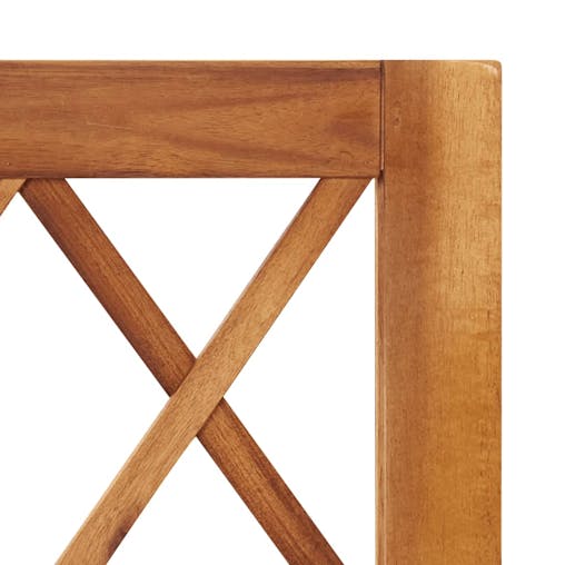 NNEVL Garden Raised Bed with Trellis Solid Acacia Wood