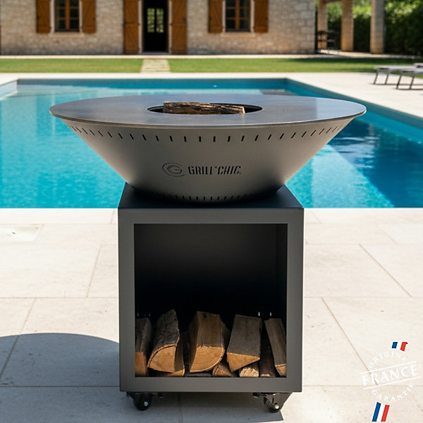 Brasero Classique Acier 103 Gris Anthracite