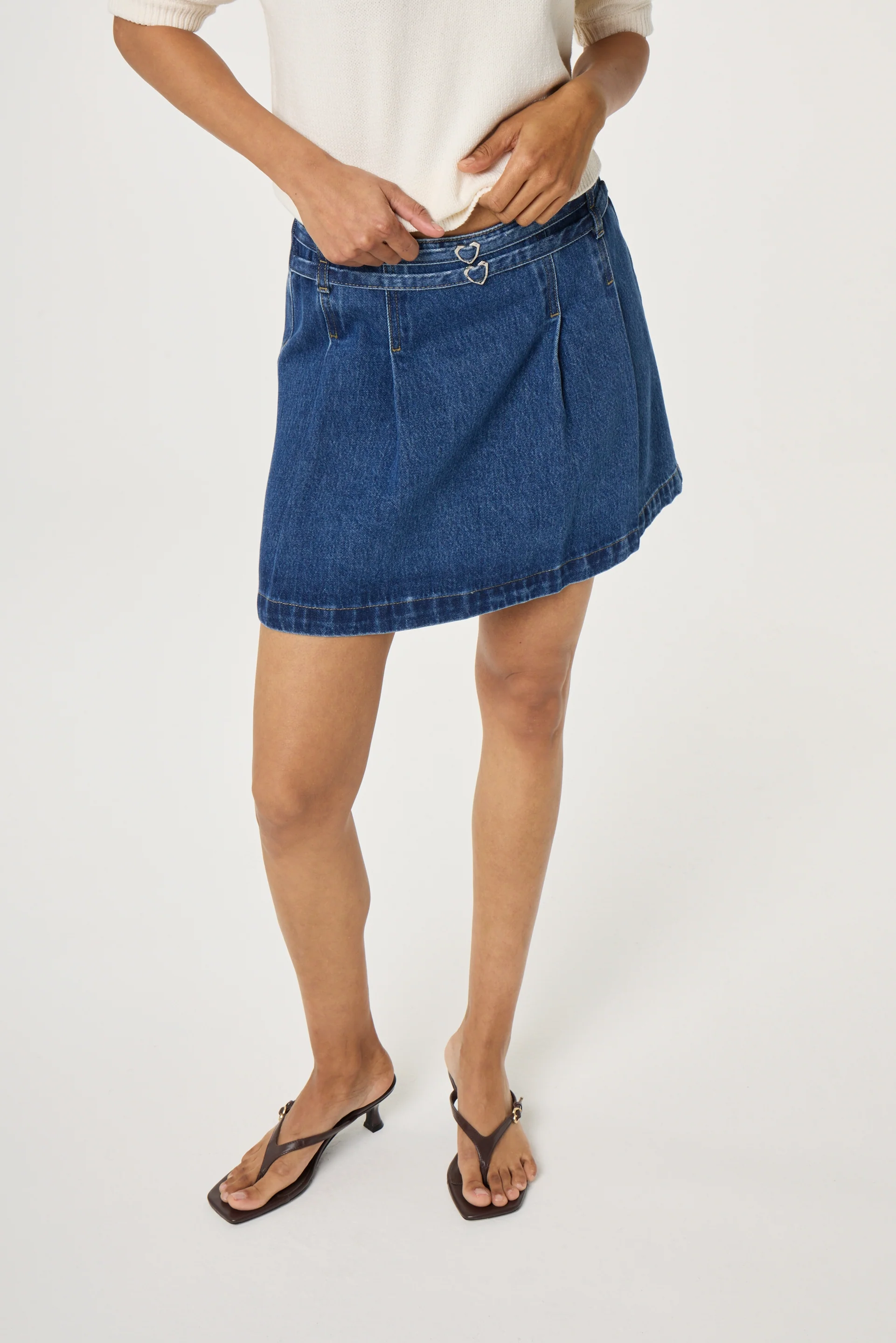 Tessie Skirt | Mid Blue