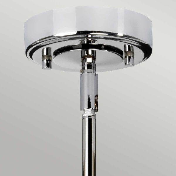 Lampa wisząca polerowany chrom Agatha 1xG9x3W wym: 131x13,6x13,6 cm Elstead