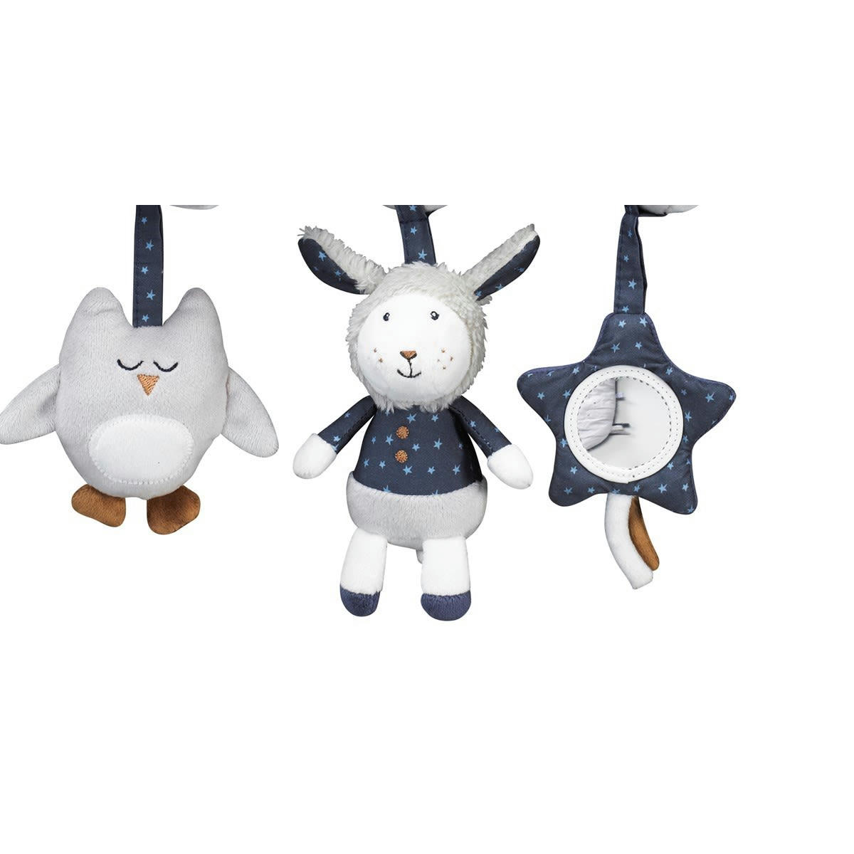 MERLIN - Spirale d'activités en velours blanc