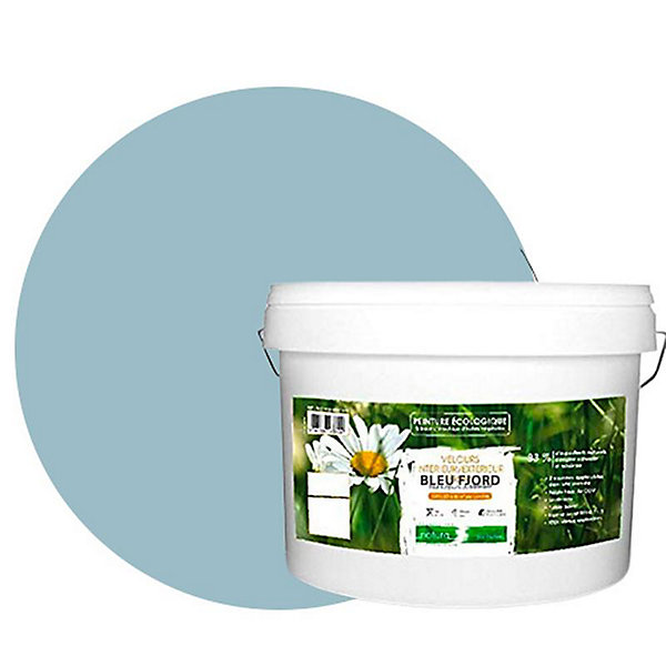 Bleu Fjord Peinture interieur exterieur aspect velours Natura - Bleu Fjord - 10L