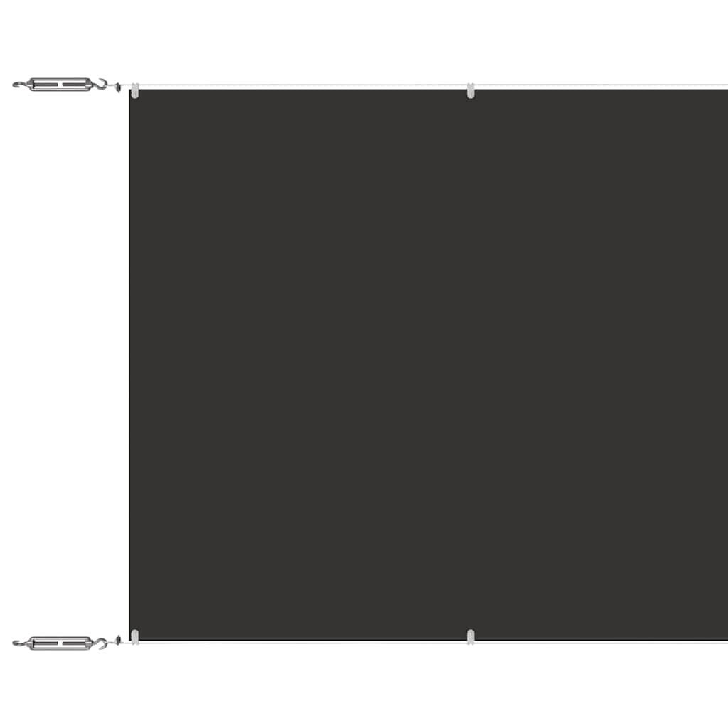 Markiza pionowa antracytowa 140x800 cm tkanina Oxford