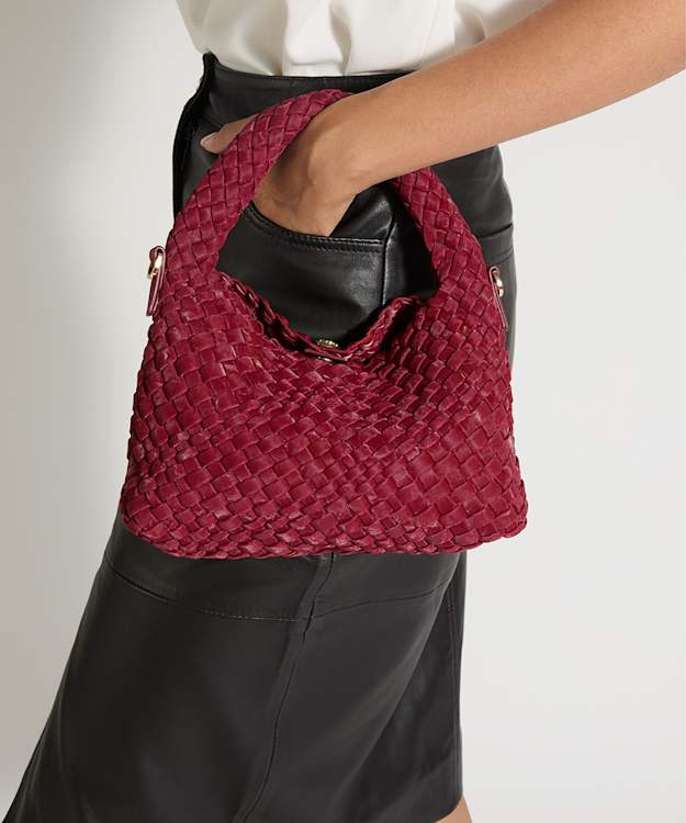 Dinkydeliberate Berry - Mini Woven Grab Bag