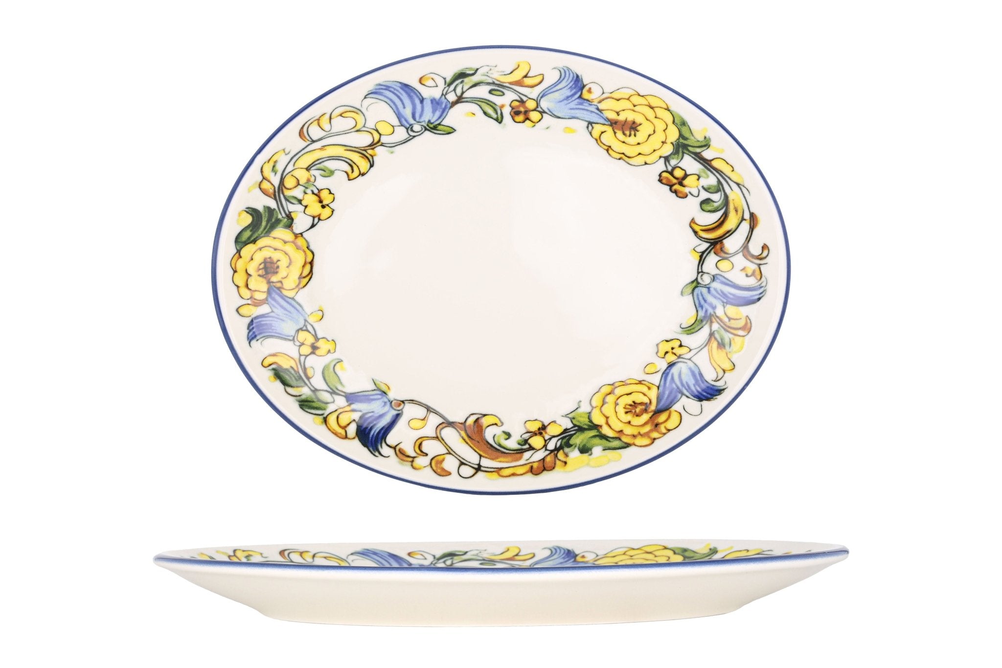 Bonna Serveerschaal - Albufera - Porselein - 31x24 cm - set van 2