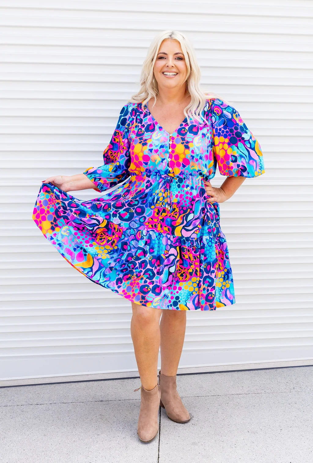 Ziggy Dress in Remix by Kasey Rainbow