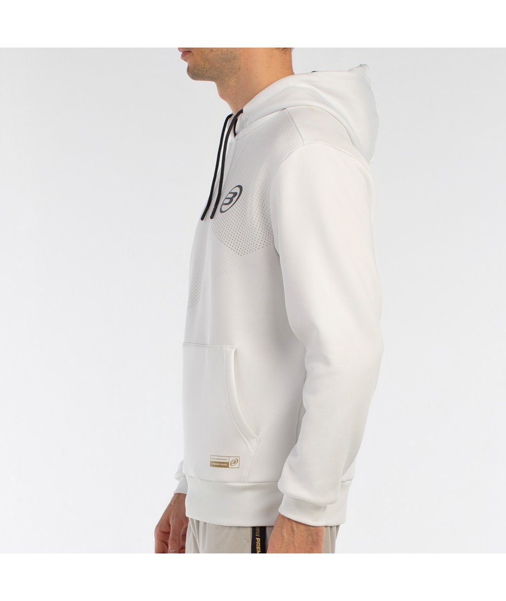 SUDADERA BULLPADEL BAQUE BLANCO