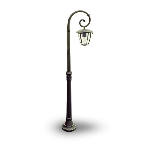 Lampa ogrodowa stojąca czarna 737 wys:136,5 cm 1xE27x60W IP44 V-TAC