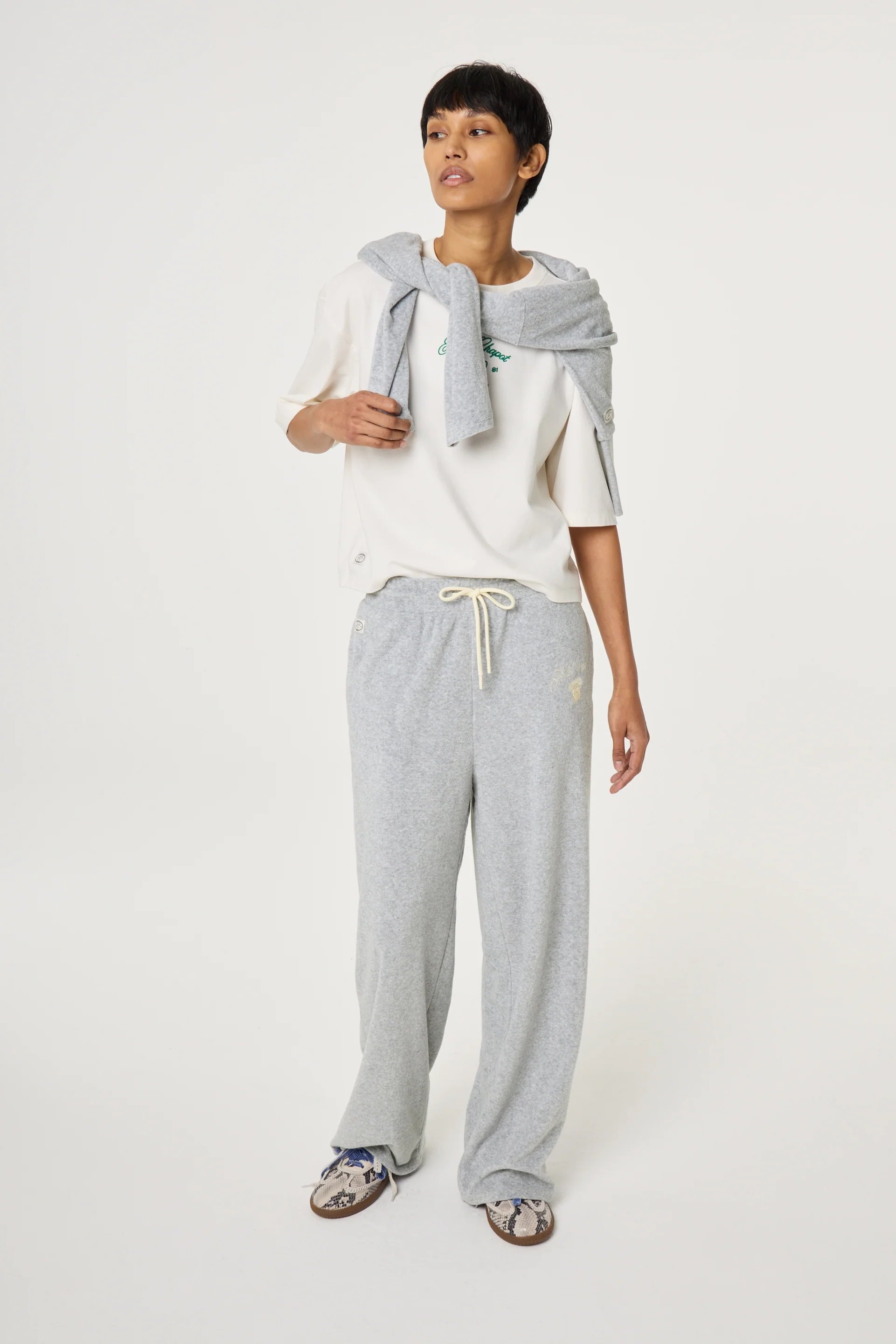Hugo Trousers | Grey Melange