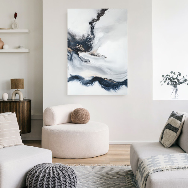 Feeby Obraz nowoczesny, Abstrakcja Linie Minimalizm 40x60