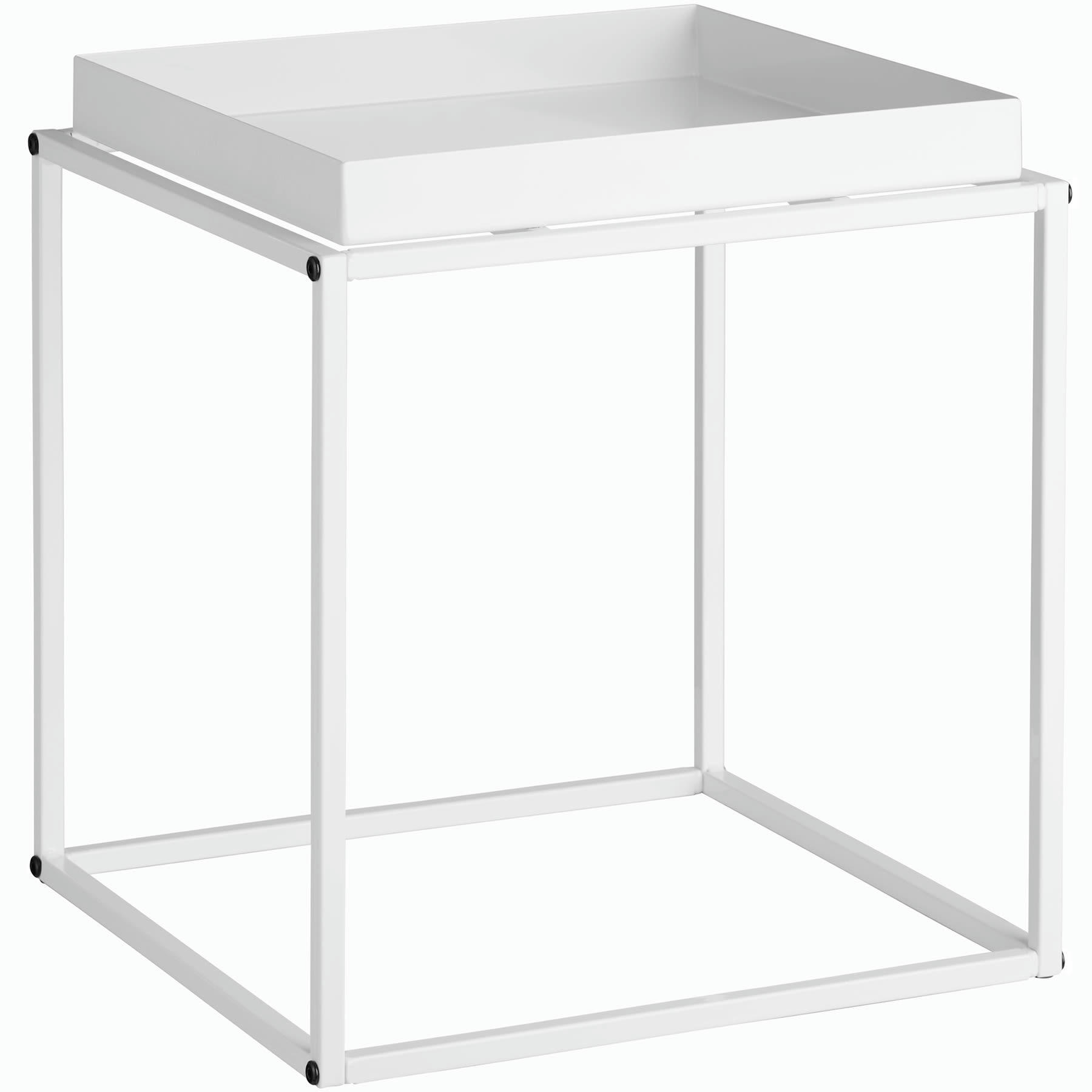 - Table d'appoint en Acier blanc