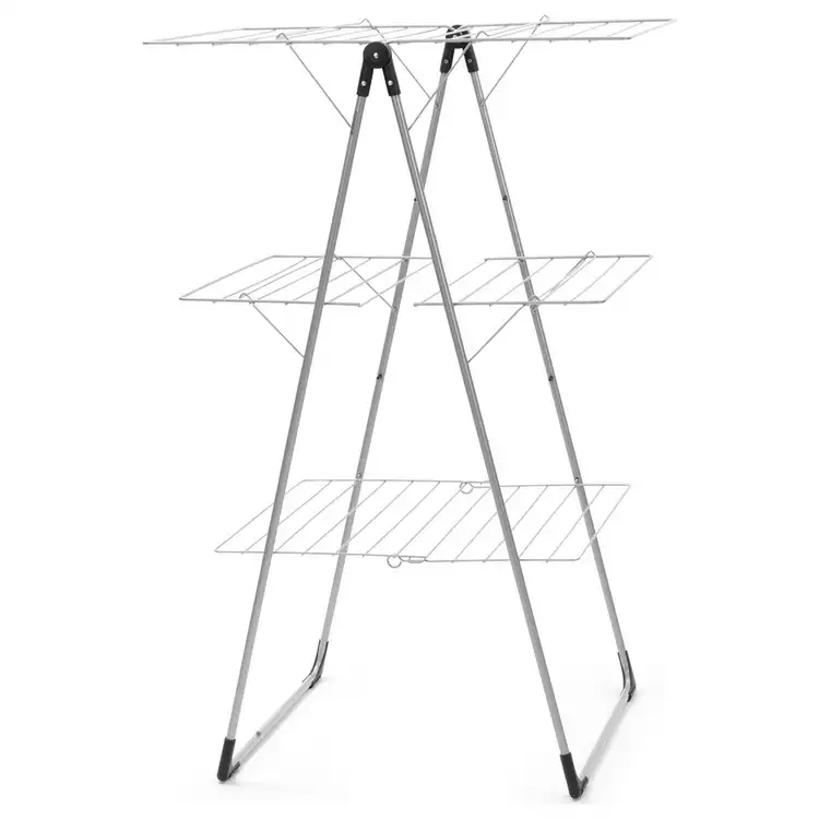 Brabantia 23m Indoor Clothes Airer - Metallic