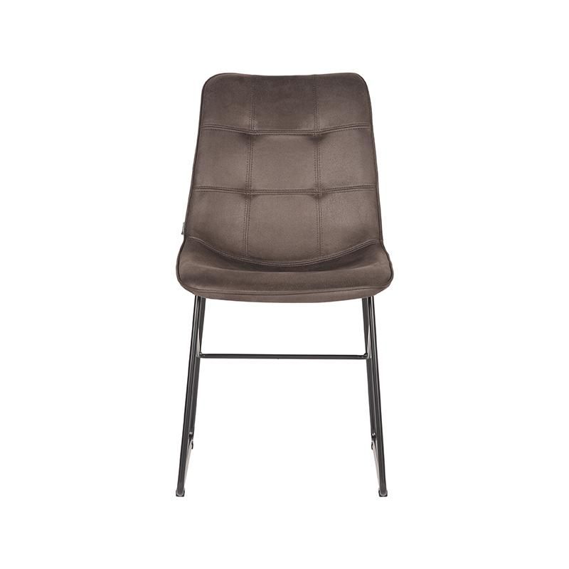 Label51 Eetkamerstoel Slim - Antraciet - Zithoogte 49cm - Set van 2