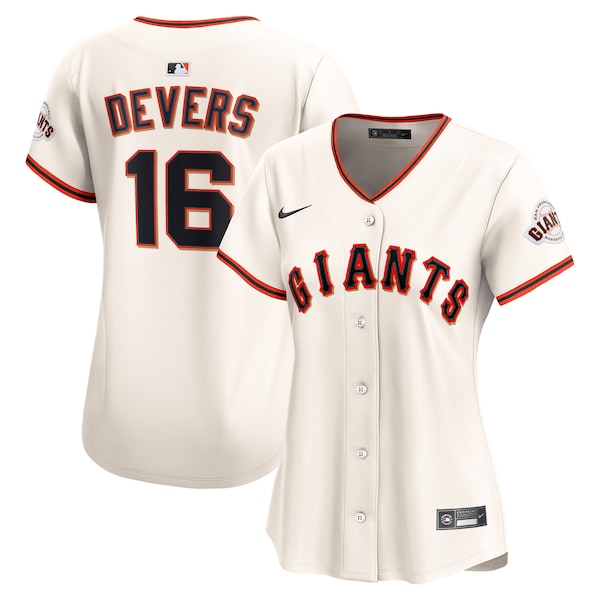 Rafael Devers San Francisco Giants Nike Women's Home Limited Player Jersey - Cream