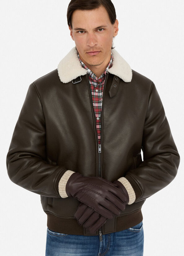 Guanti in pelle