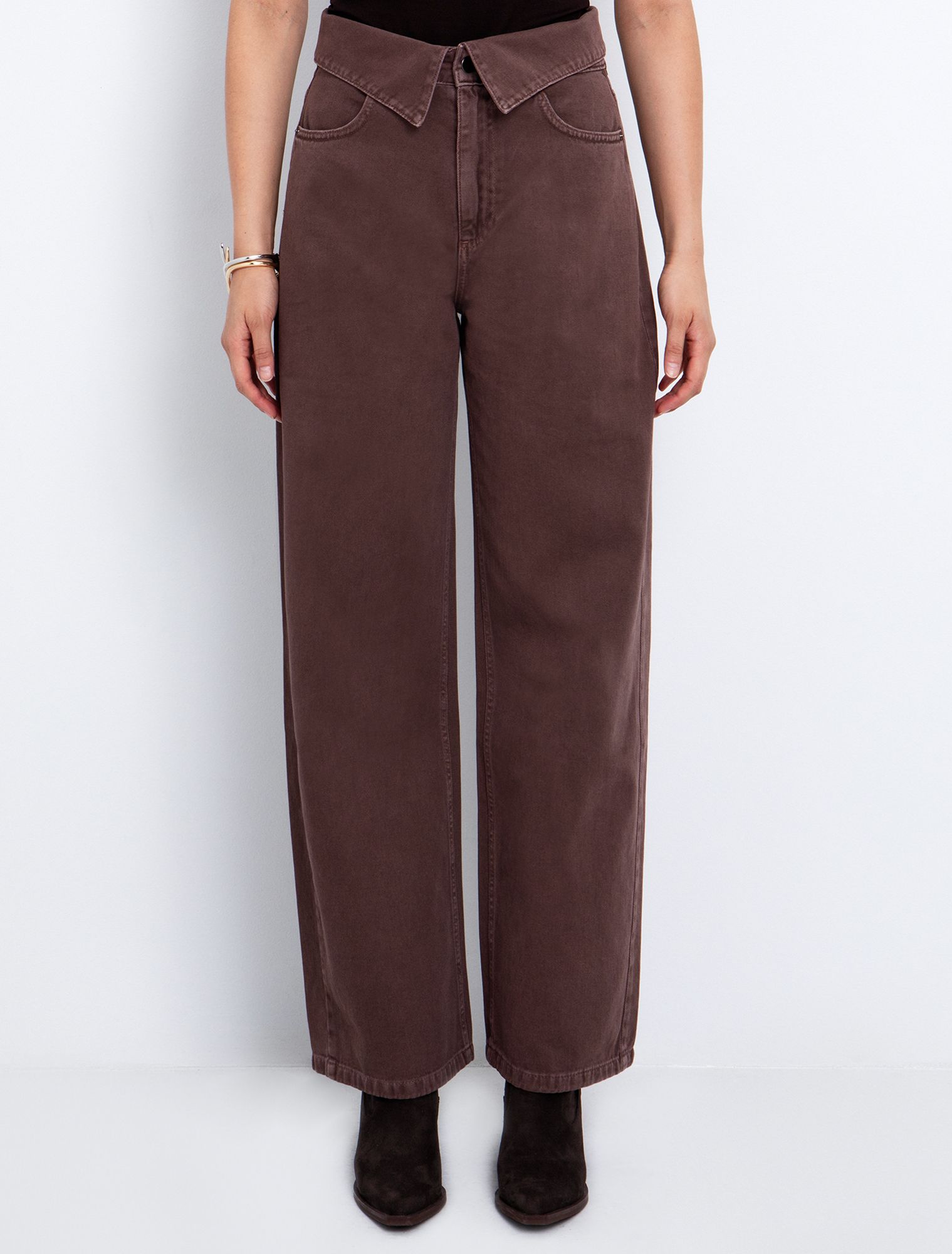 Jean με γυριστή μέση