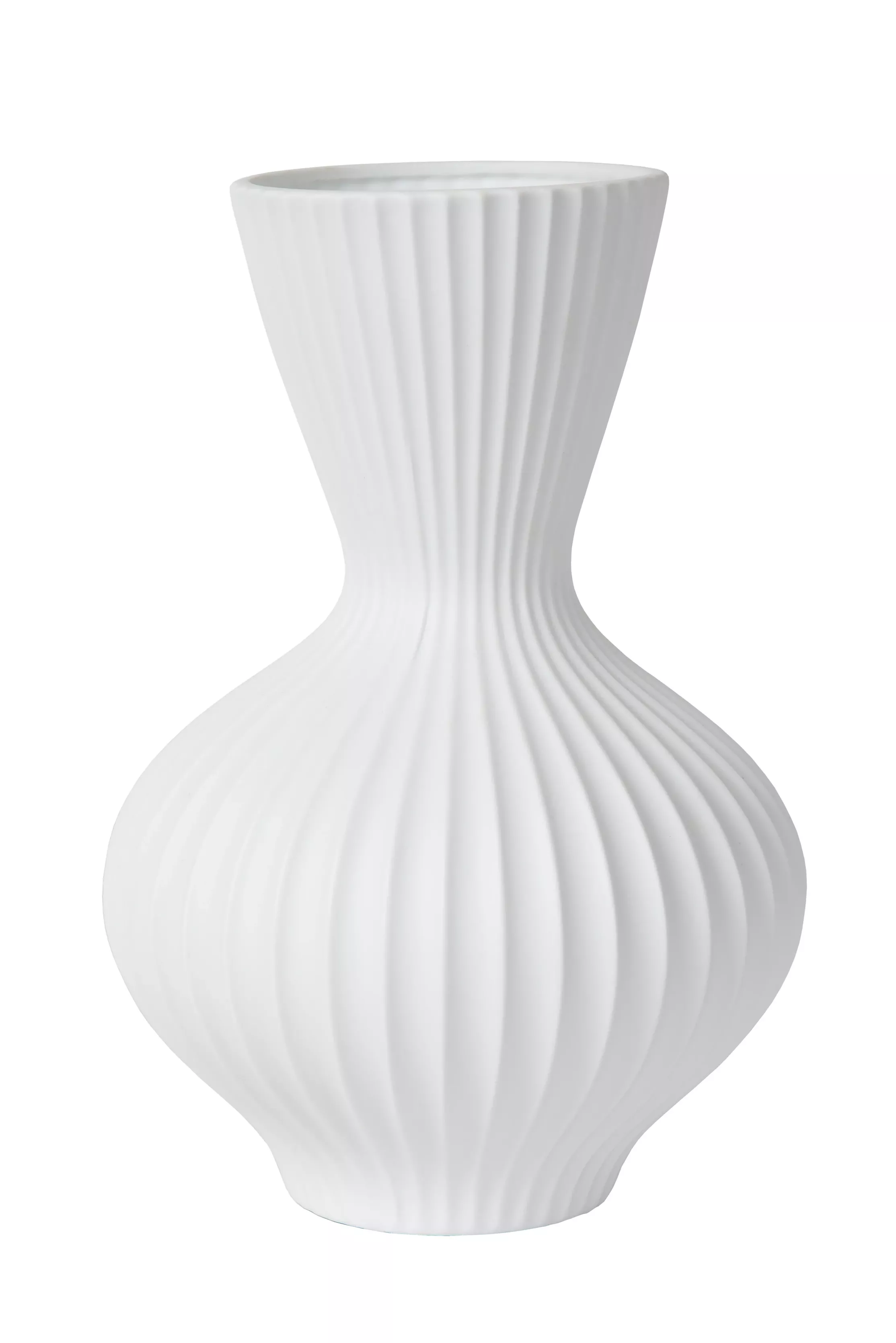 Lampa stołowa porcelanowa biała Momoro 1xE14x25W wys:29,4cm Lucide