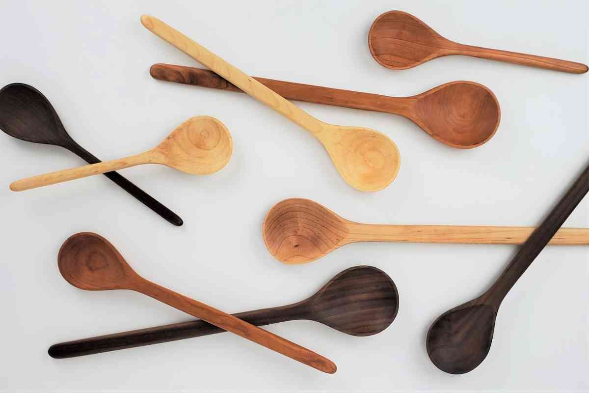 Walnut Spoon Long Handle for Deep Stock Pots