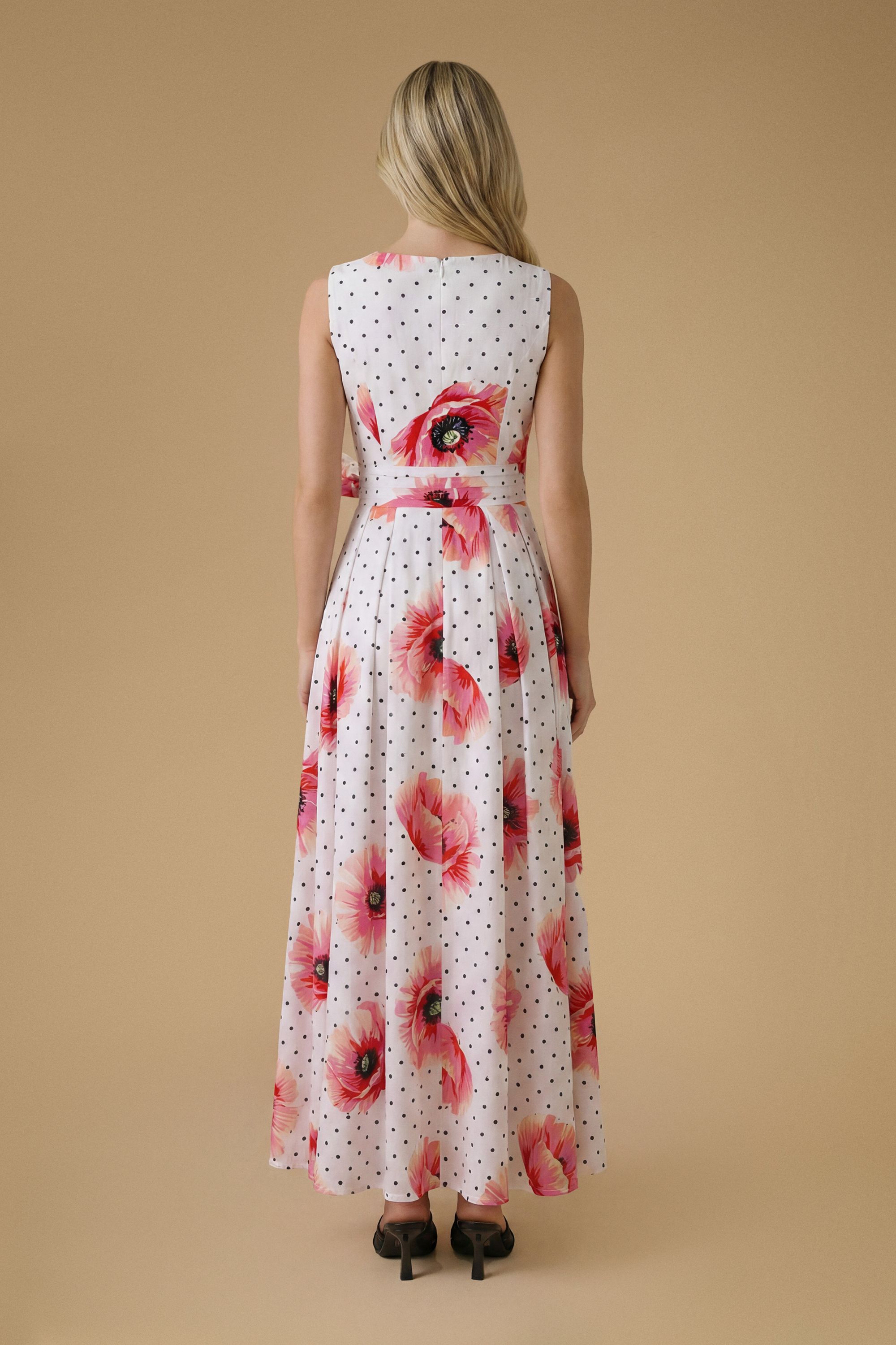 Oasis Square Neck Cotton Occasion Maxi Dress