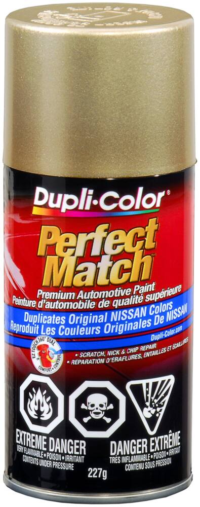 Dupli-Color Perfect Match Premium Acrylic Lacquer Automotive Aerosol Spray Paint, Pebble Beige (CG2), 227-g