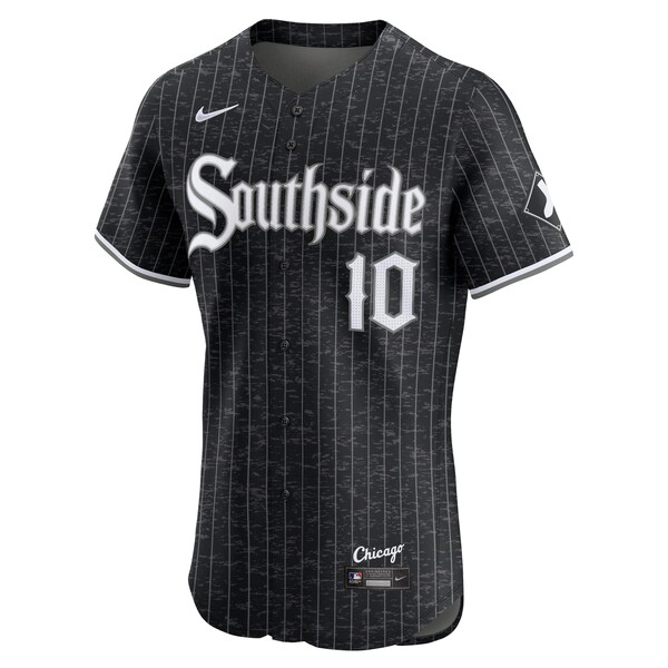 Yoan Moncada Chicago White Sox Nike City Connect Elite Player Jersey - Black