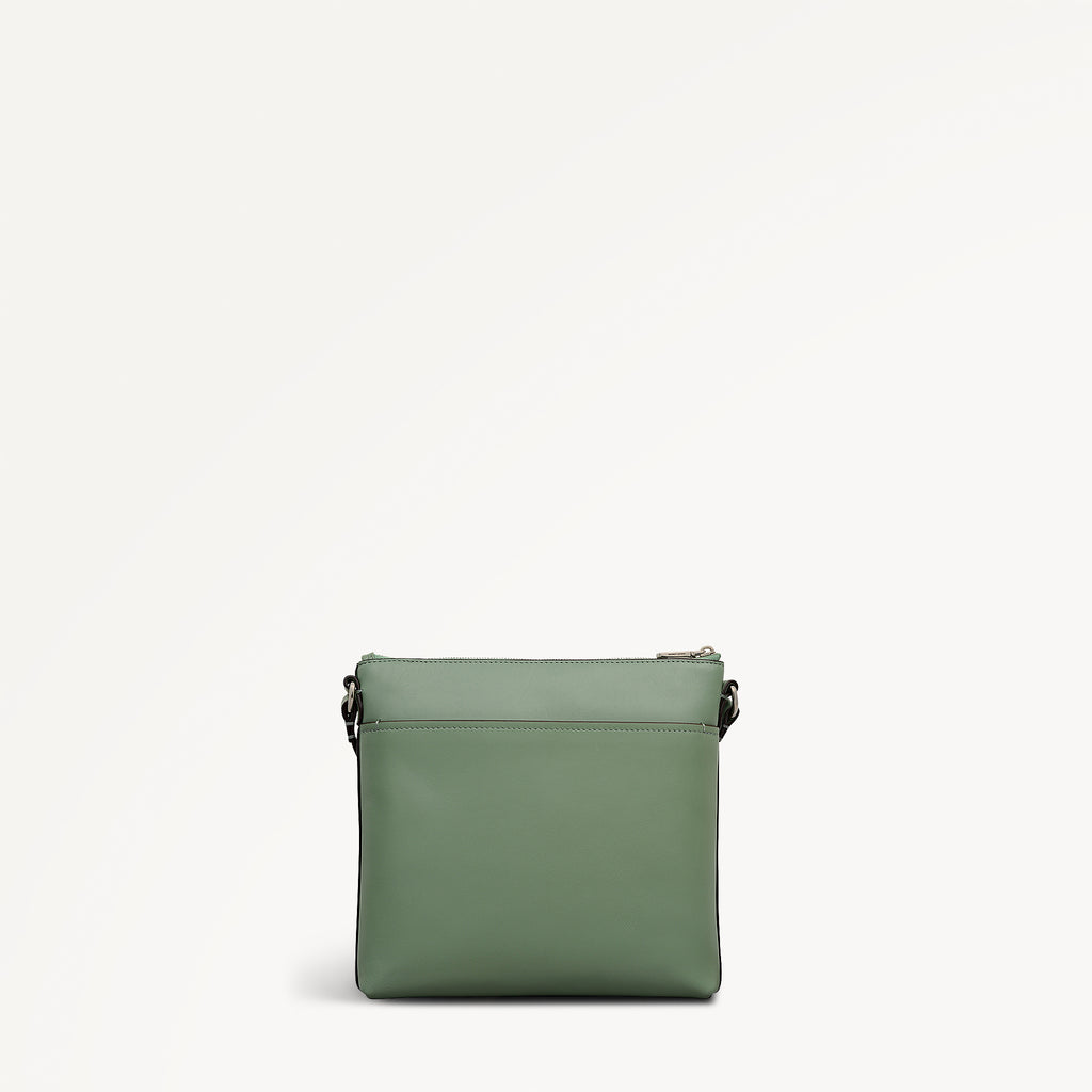 Pockets - Small Ziptop North-South Cross Body Bag