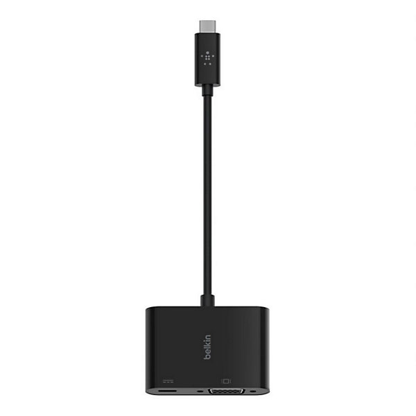 Adaptateur USBC vers VGA 60W PD Belkin noir