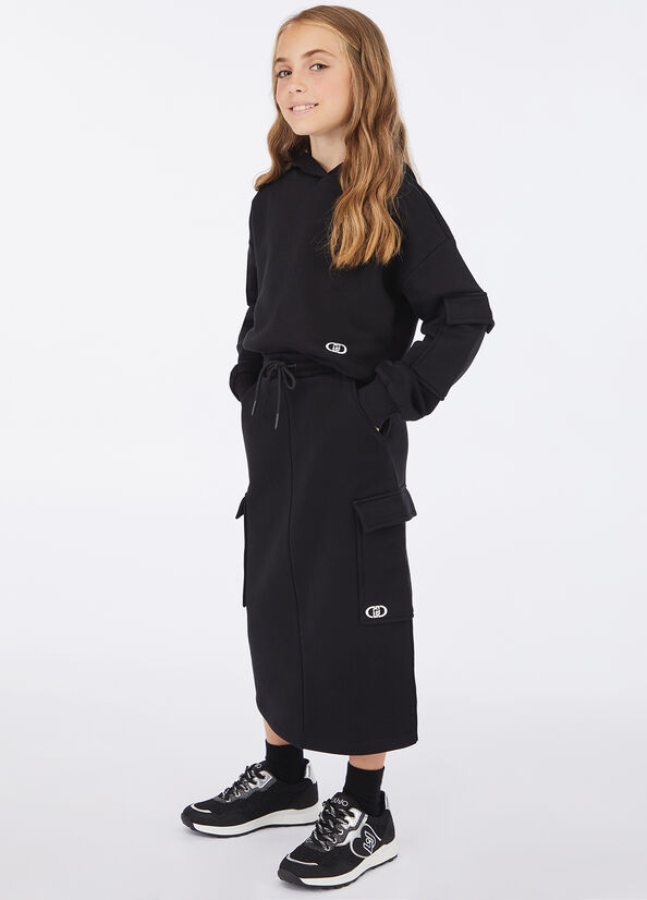 Completo da bambina in felpa