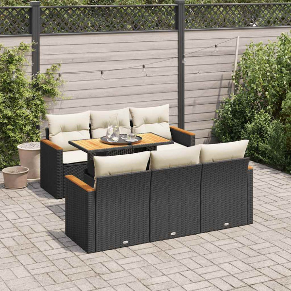 Zestaw Mebli Ogrodowych Stół Rattan Poduszki Do Ogrodu Na Taras Na Patio