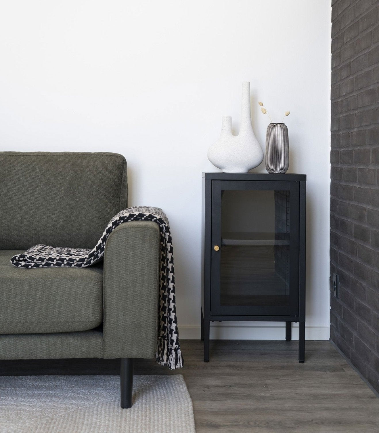 Rebellenclub Kells Vitrinekast - Zwart