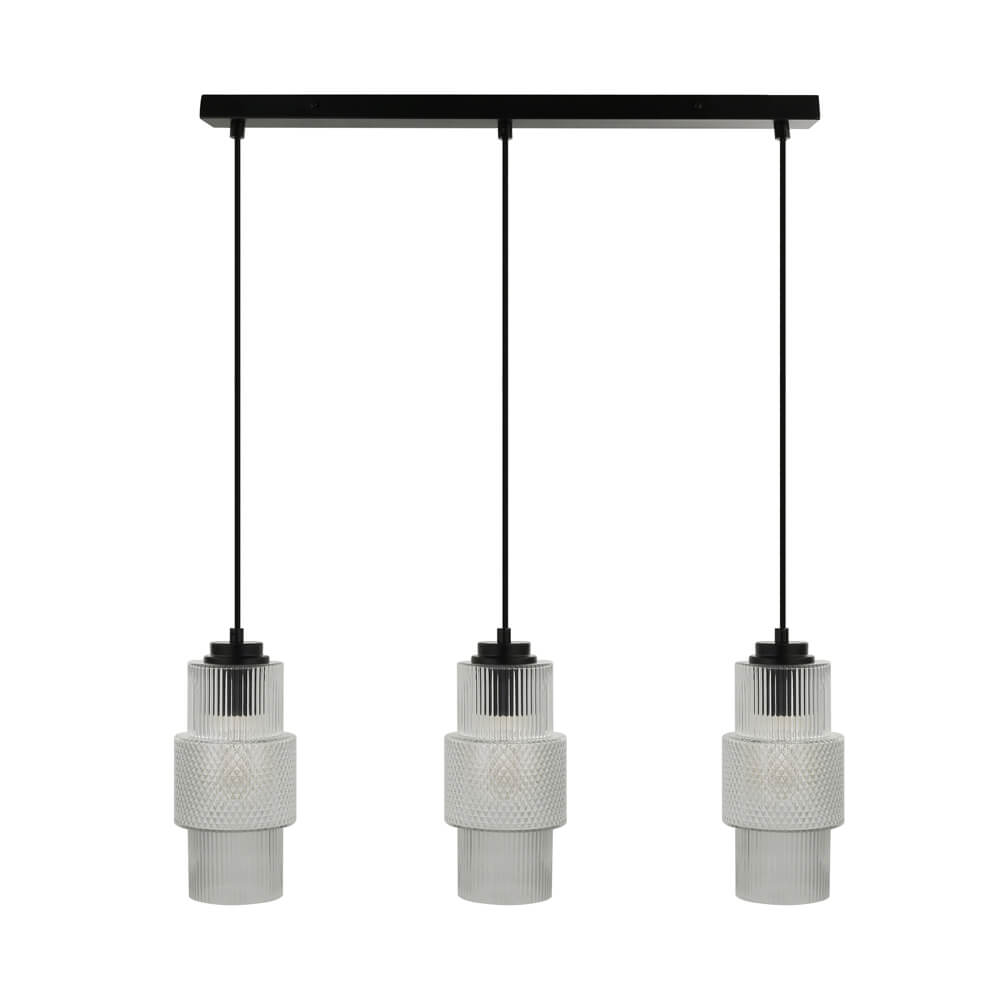 HOME DELUXE Hanglamp van Glas YUKI - Transparant