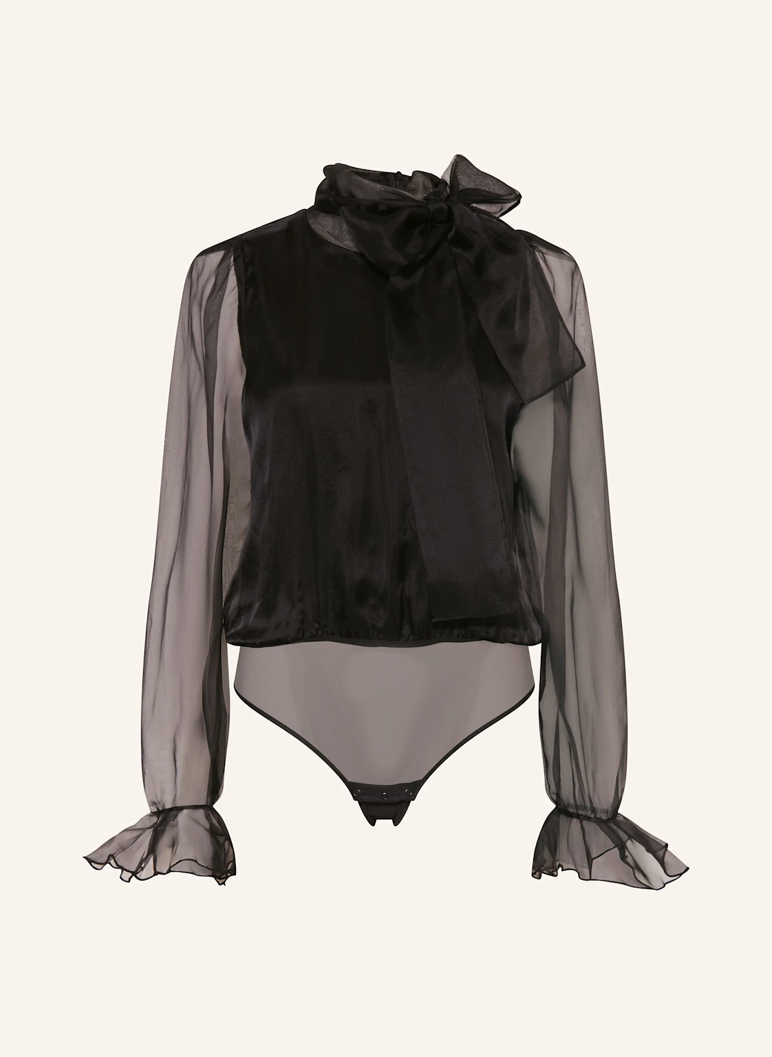 UNDRESS CODE String-Body PURE ELEGANCE mit Schluppe und Rüschen