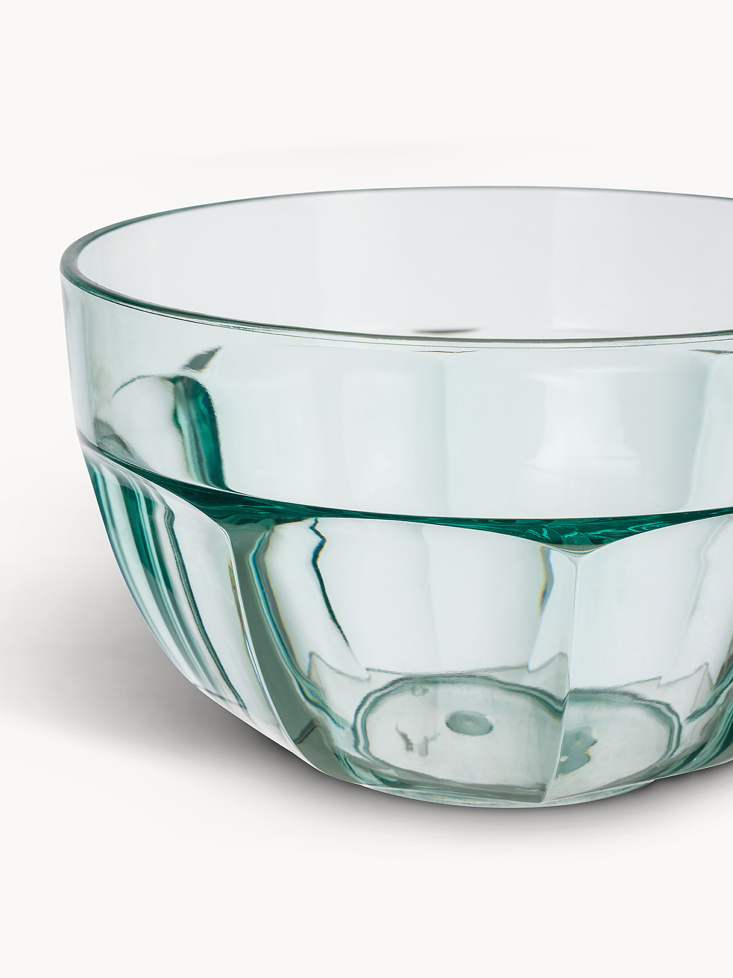 Coppetta in plastica costolata