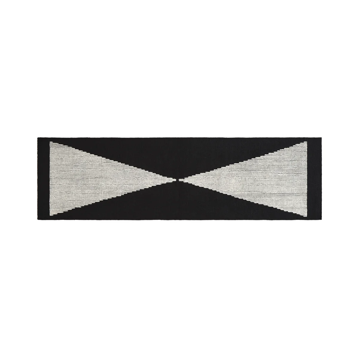 Tom Dixon - Wedge Teppichläufer, 70 x 250 cm, schwarz
