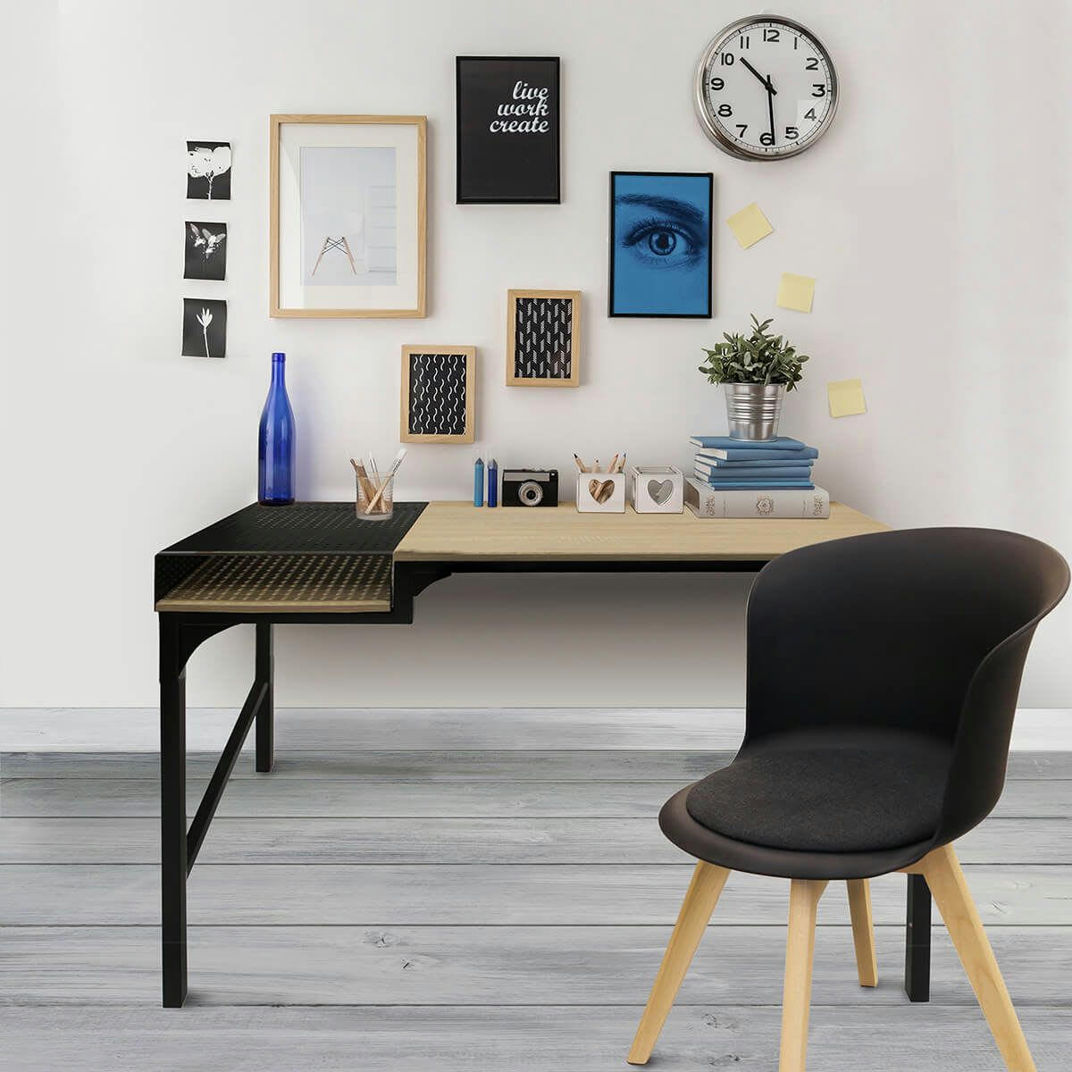 DEMIR - Bureau  design piétement métallique