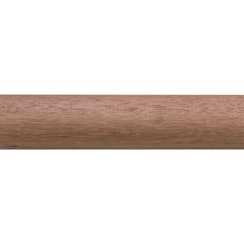 Rampe d'escalier en bois dur Ø 45 mm 2,7 m
