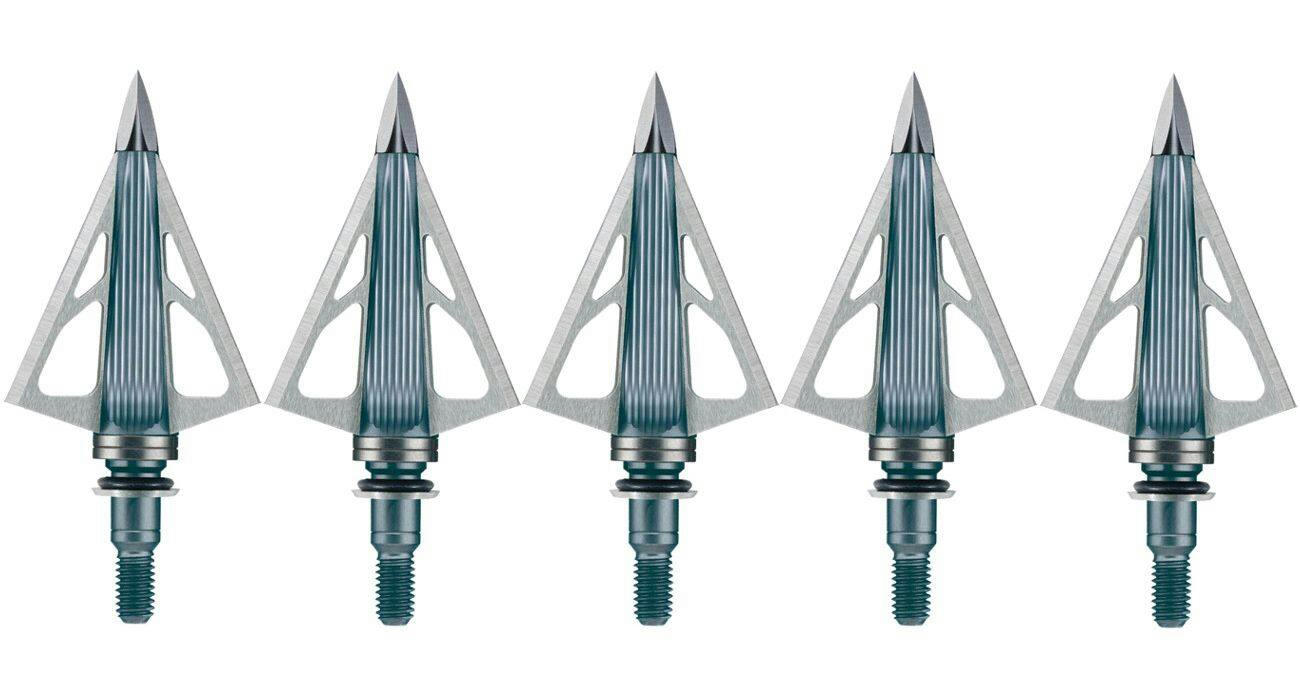 NAP Thunderhead Fixed Blade Broadhead/Arrow Tip for Crossbow, 100 Grain, 5-pk