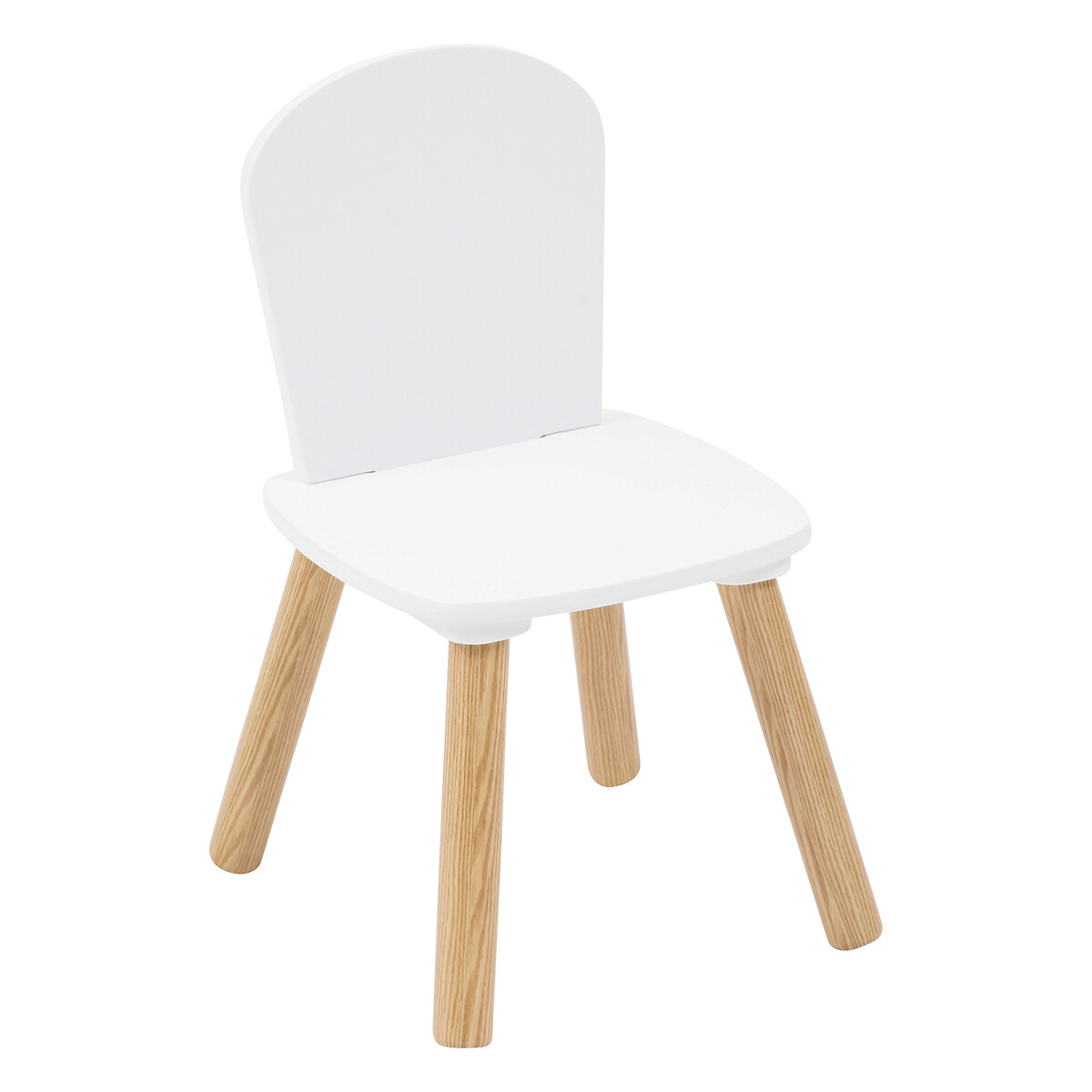 Children's table and 2 chairs set "Alex" White, 3 pieces