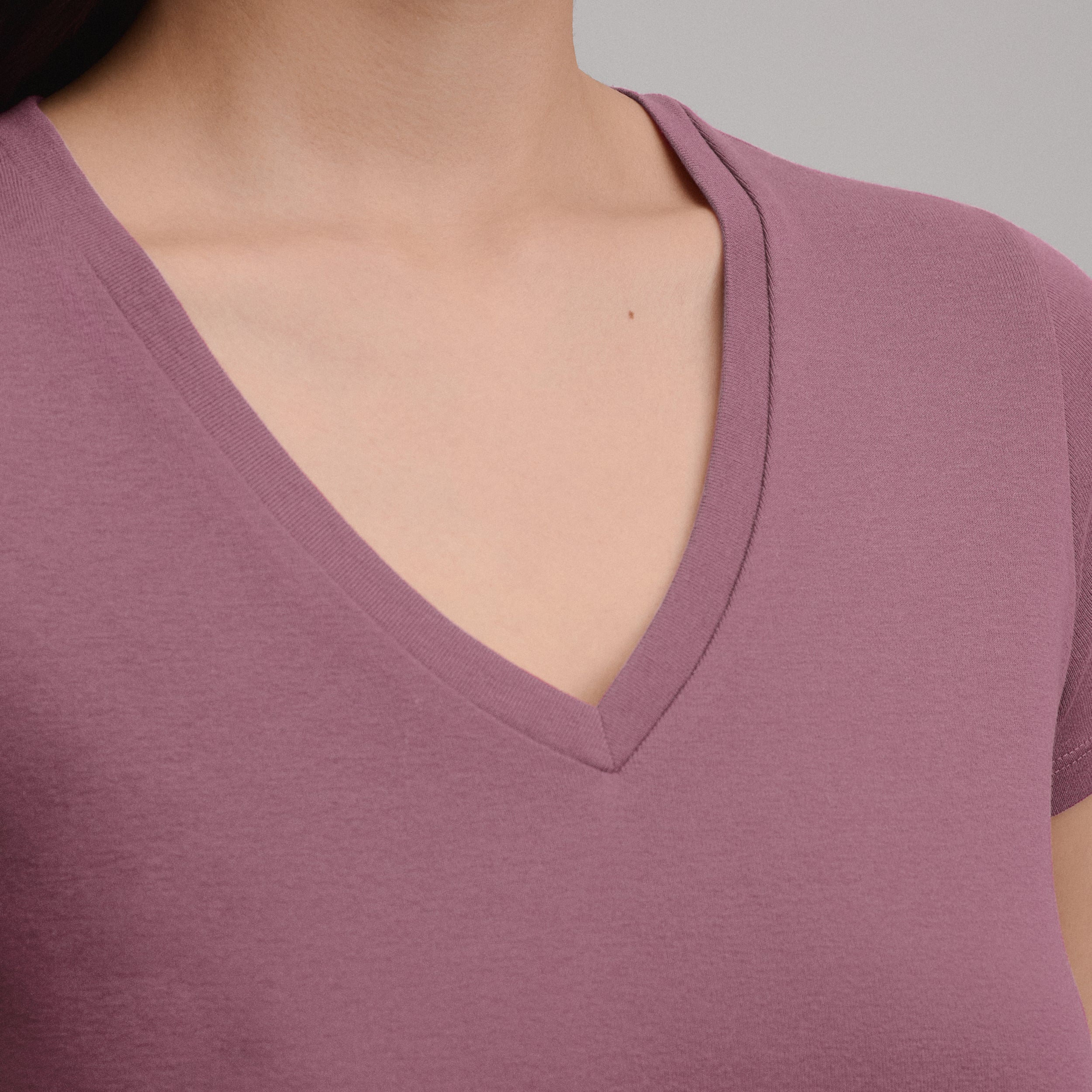 Women's Everyday Short-Sleeve V-Neck T-Shirt