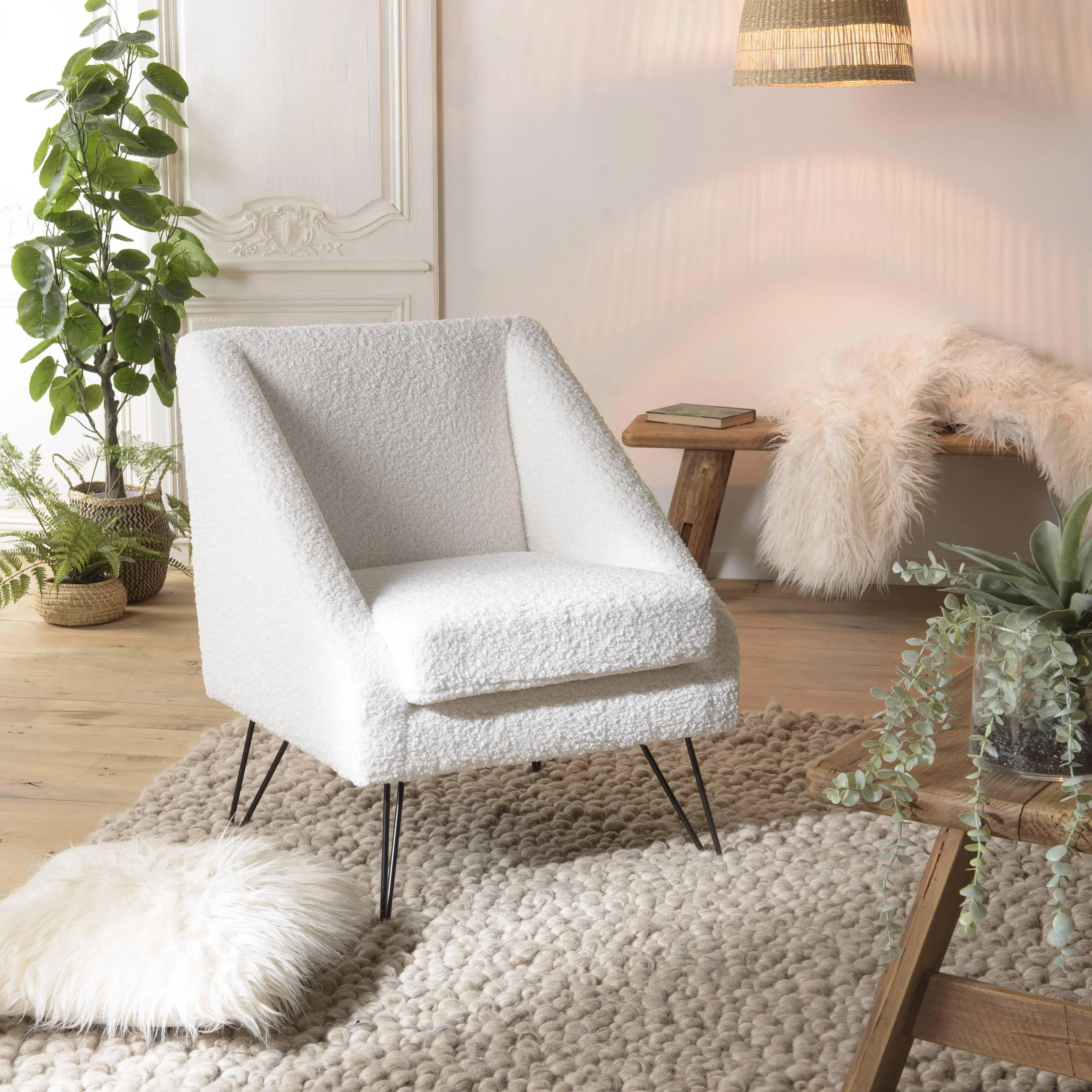 Fauteuil Agathe haarspeldpoten