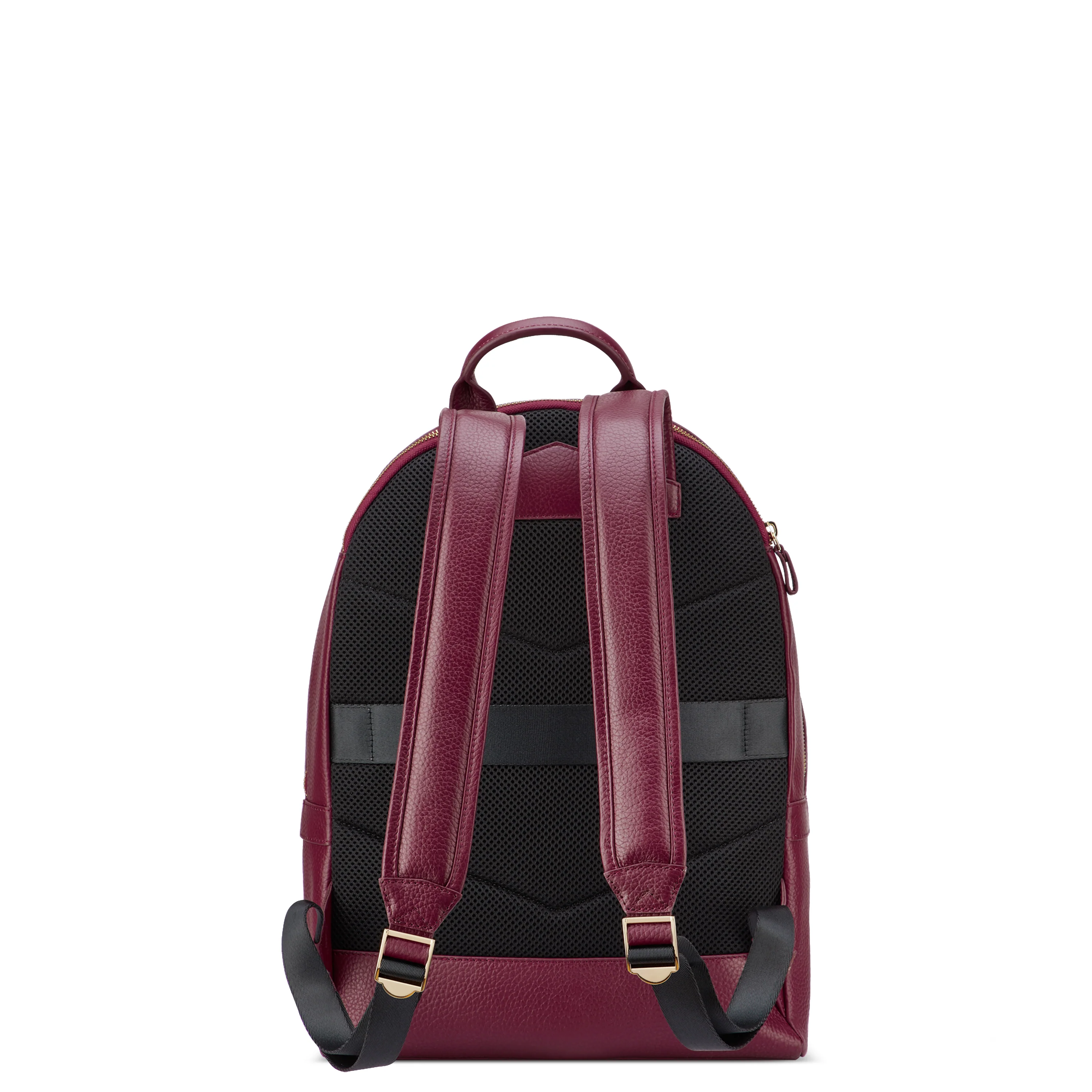Le cuir grainé - Sac à dos en cuir avec 2 compartiments