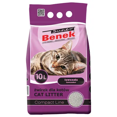 Super Benek Compact Lavender Cat Litter