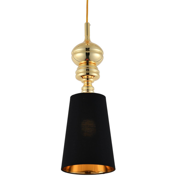 LAMPA WISZĄCA kinkiet QUEEN-1 elegancka ZŁOTA 25cm