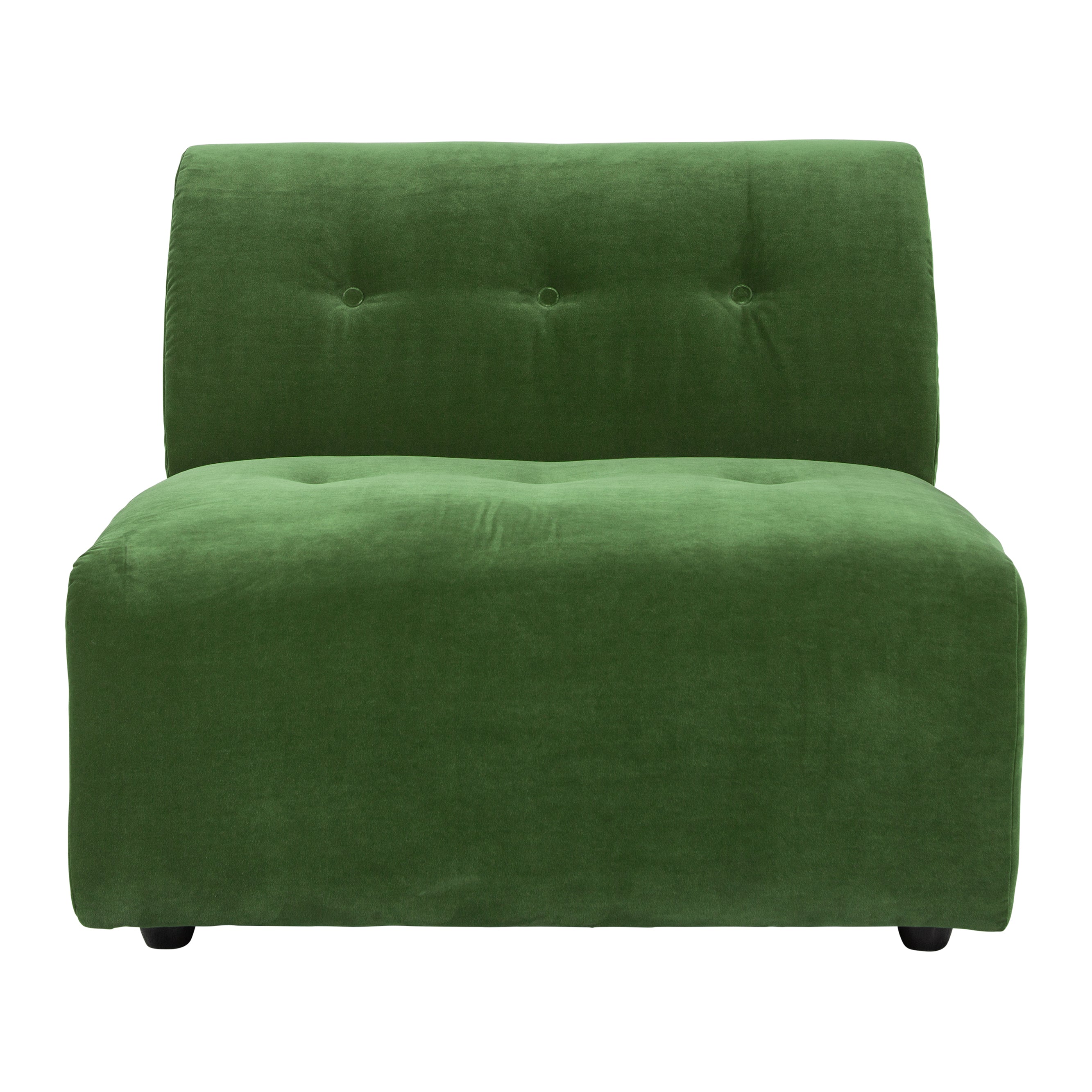 HKliving Vint Bank Element - Middenstuk - Royal Velvet - Groen