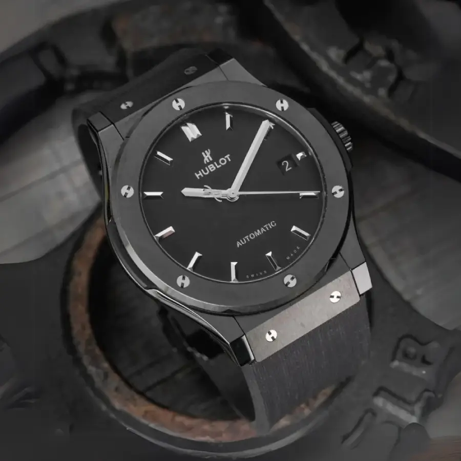 Hublot – Classic Fusion –  Rubber Strap – Black