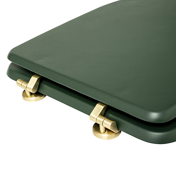 Abattant WC standard coloris vert ficus, 5Five Duo